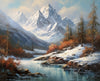 Majestic Snow Peaks - Diamond Kit - Painted Memory