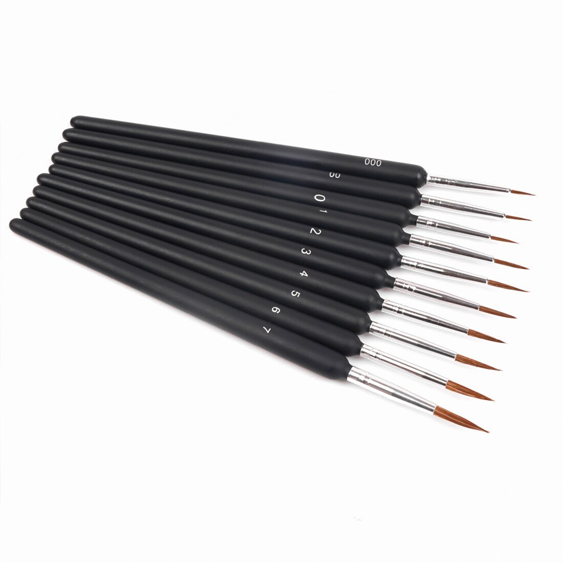 10Pc Pro Painting Brushes - Painted Memory