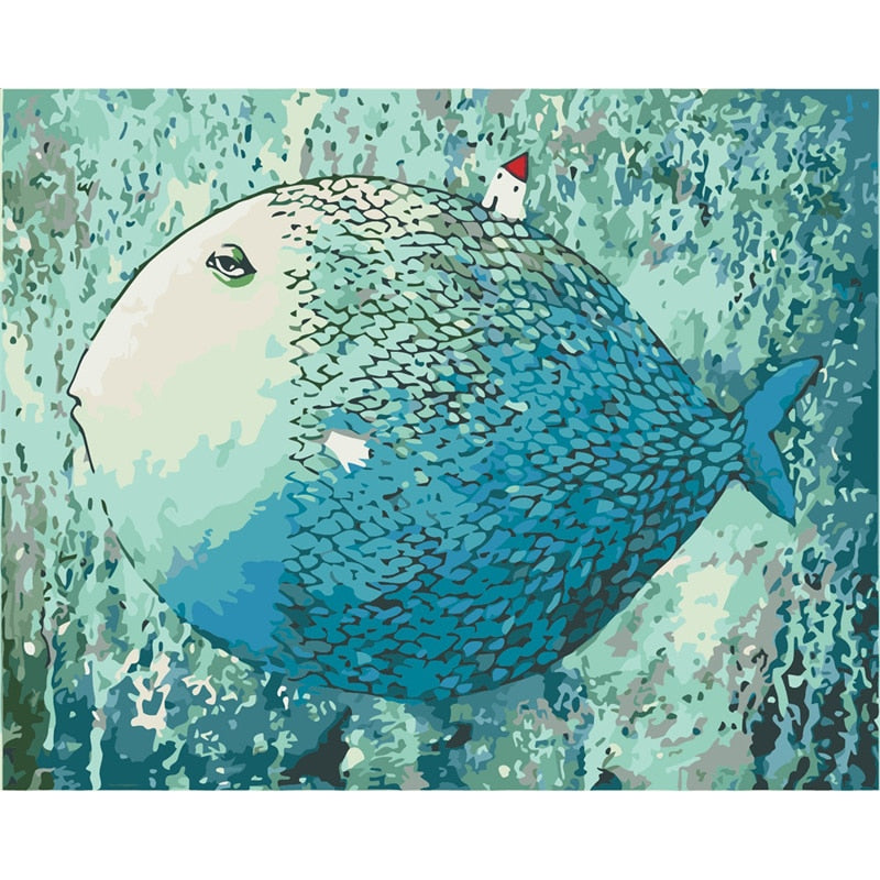 Puffer Fish - Painting By Numbers - Paint By Numbers