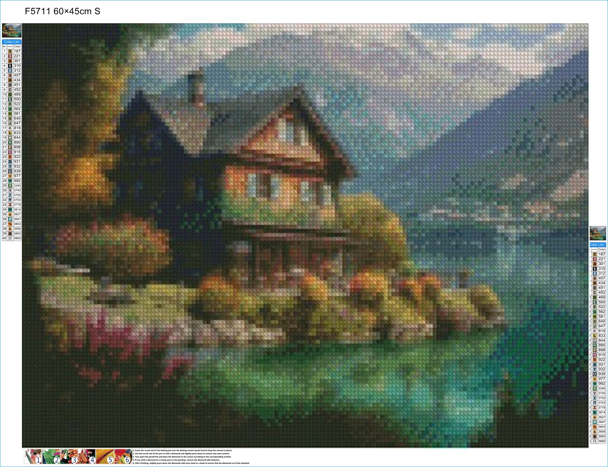 Alpine Dream Home - Diamond Kit - Painted Memory