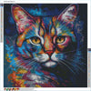 Beautiful Cat Hues - Diamond Kit - Painted Memory