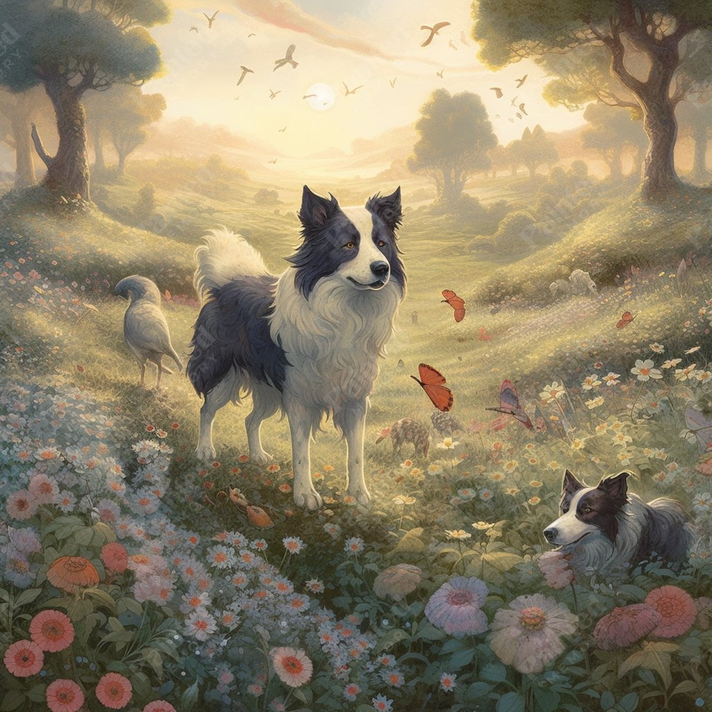 Blossoming Pup - Painted Memory