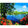 Load image into Gallery viewer, Blue water lake - Painting by Numbers - Painted Memory