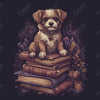 Bookish Dog - Painted Memory