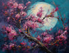 Load image into Gallery viewer, Cherry Blossom Moonlight- Diamond Kit - Painted Memory