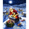 Chimney Santa Claus - Paint By Numbers - Painted Memory