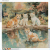 Colorful Felines - Painted Memory