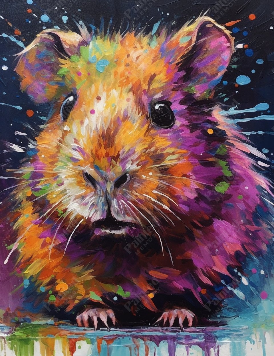 Colorful Rodent - Painted Memory