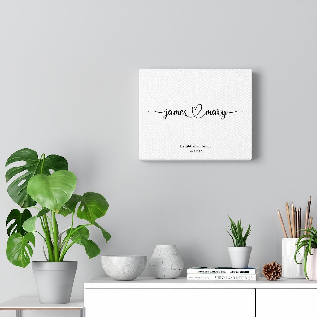 Connected Name Canvas