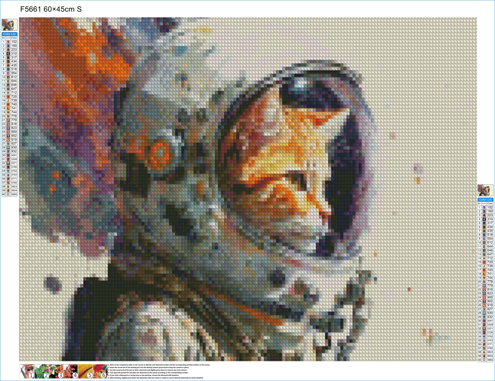 Cosmic Cat Explorer - Diamond Kit - Painted Memory