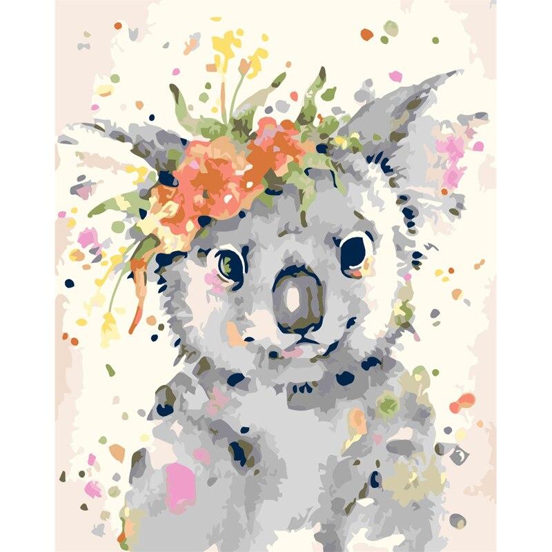 Cute animal - Painting by Numbers - Painted Memory