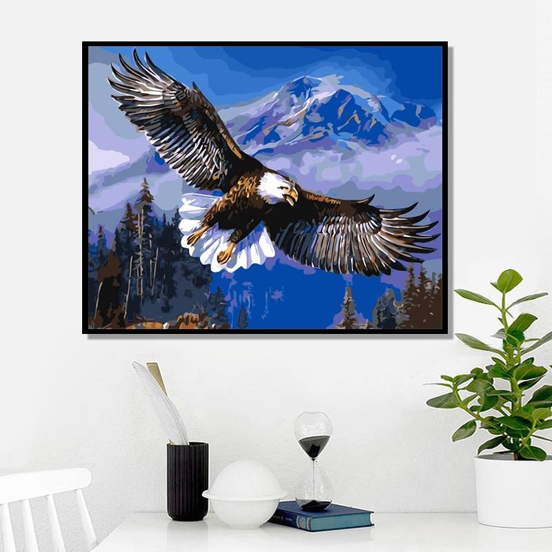 Eagle - Painting by numbers - Painted Memory