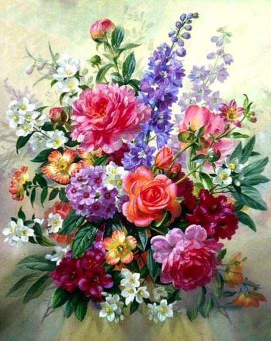 Floral Arrangement - Painted Memory