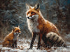 Load image into Gallery viewer, Foxy Motherly Love - Diamond Kit - Painted Memory