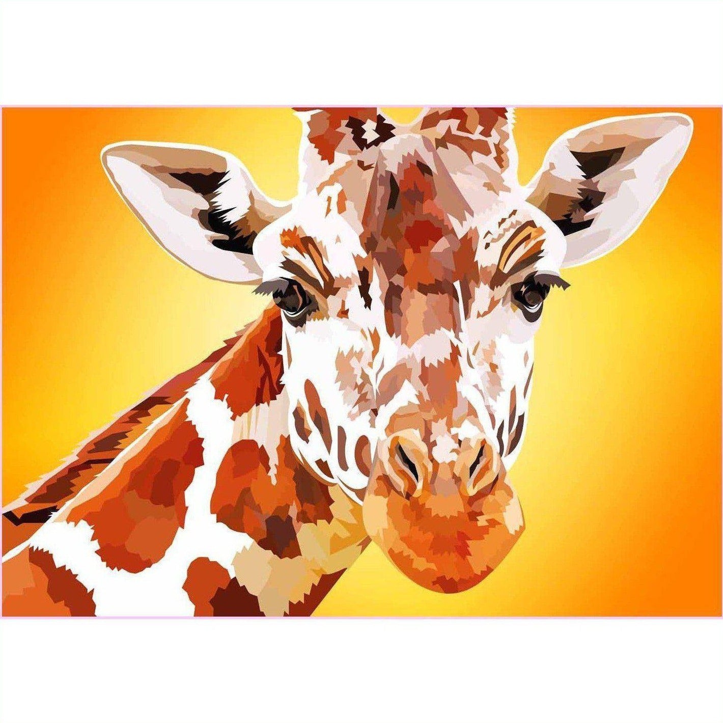 Friendly Giraffe - Painted Memory