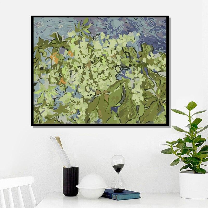 Green Flowers Painting - Painted Memory