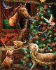 Holiday Animals - Paint By Numbers - Painted Memory