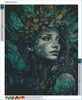 Load image into Gallery viewer, Leafy-tressed Mermaid - Diamond Kit - Painted Memory