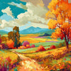 Load image into Gallery viewer, Mountain Meadow Scene - Diamond Kit - Painted Memory