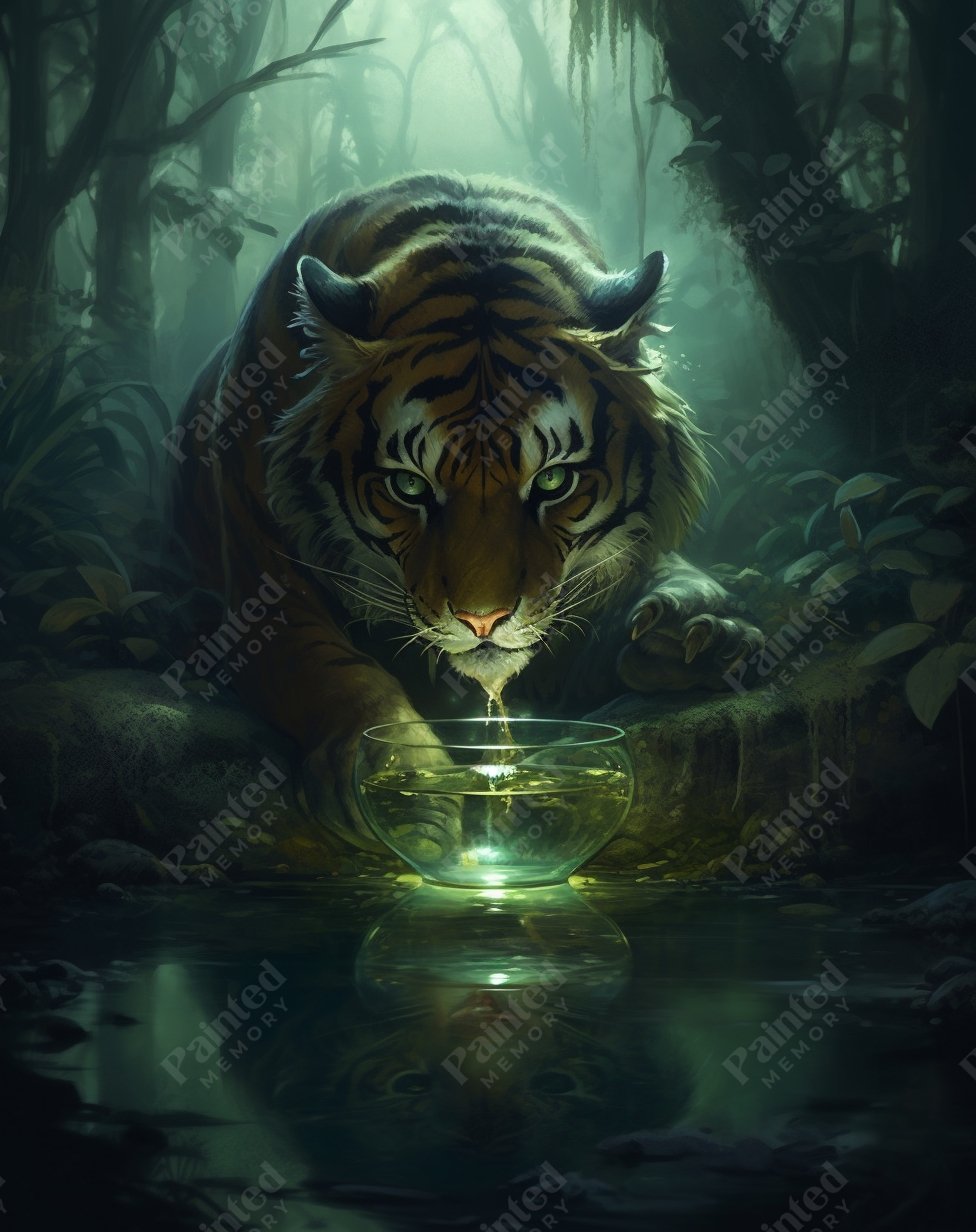 Mystic Tiger - Painted Memory