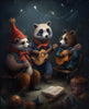 Load image into Gallery viewer, Panda Jam Session - Diamond Kit - Painted Memory