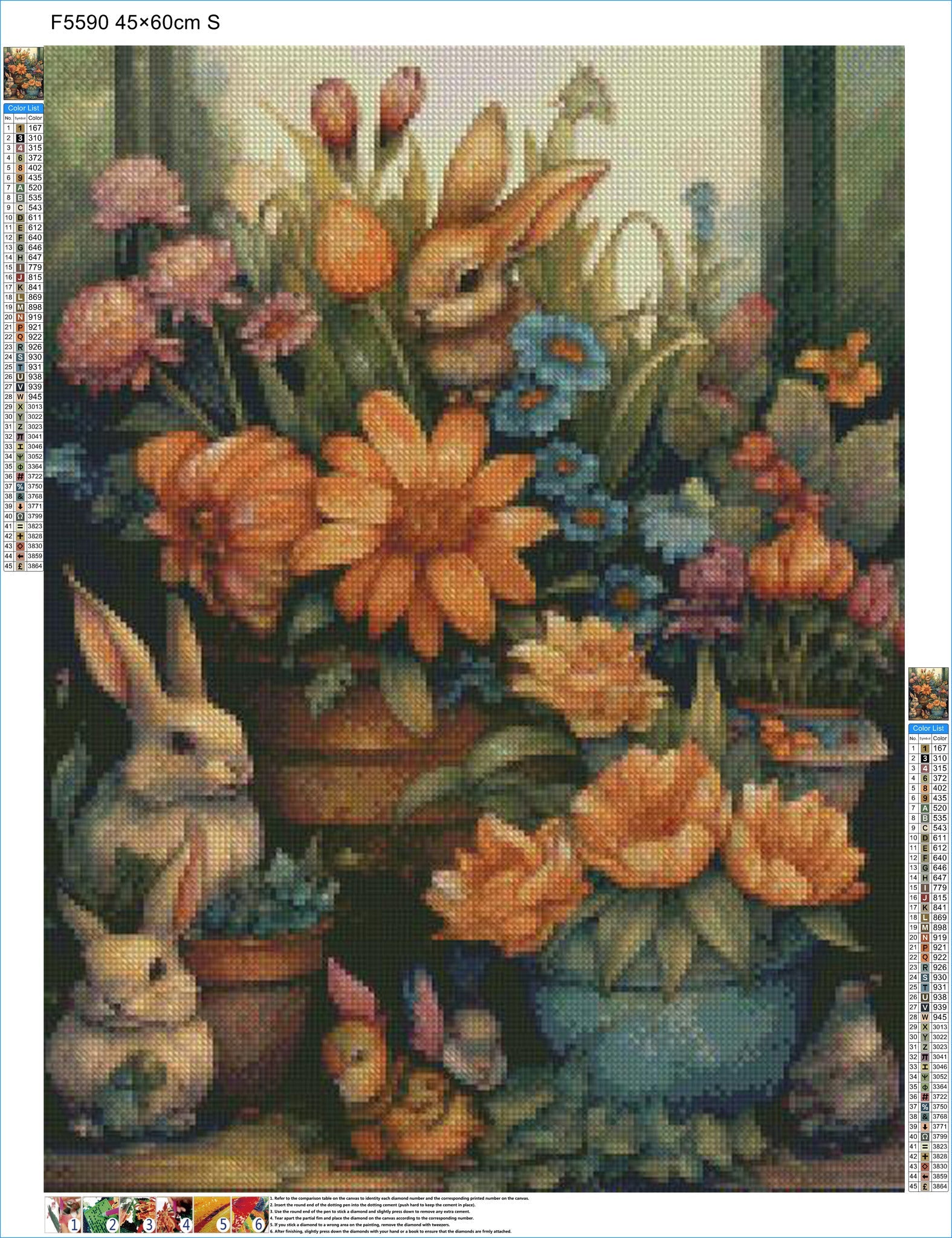 Potted Rabbit - Painted Memory