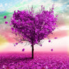 Purple Fall Leaves - Painted Memory