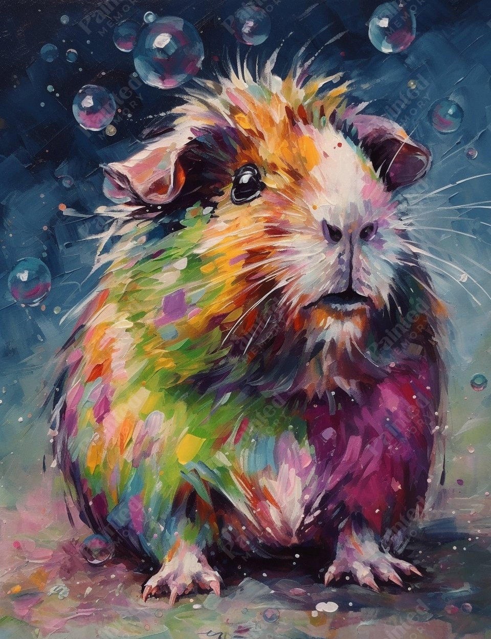 Rainbow Rodent - Painted Memory