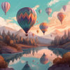 River View Balloon Ride - Diamond Kit - Painted Memory