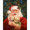 Santa Claus & Bear - Paint By Numbers - Painted Memory