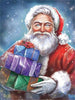 Santa with gifts - Paint By Numbers - Painted Memory
