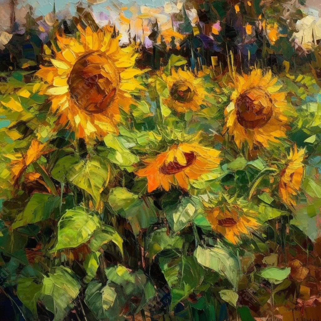 Sunflower Bliss - Painted Memory