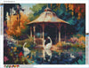 Load image into Gallery viewer, Swan Lake Gazebo - Diamond Kit - Painted Memory