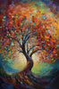 Tree Vibrant Twirl - Diamond Kit - Painted Memory