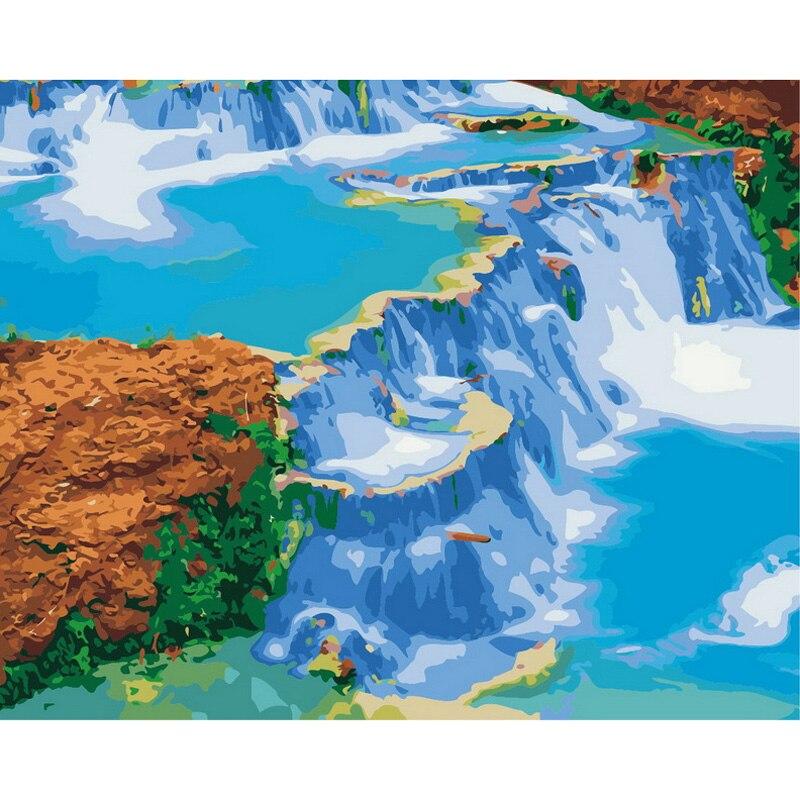 Water fall - Painting By Numbers - Painted Memory