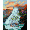 Water fall view - Painting by Numbers - Painted Memory
